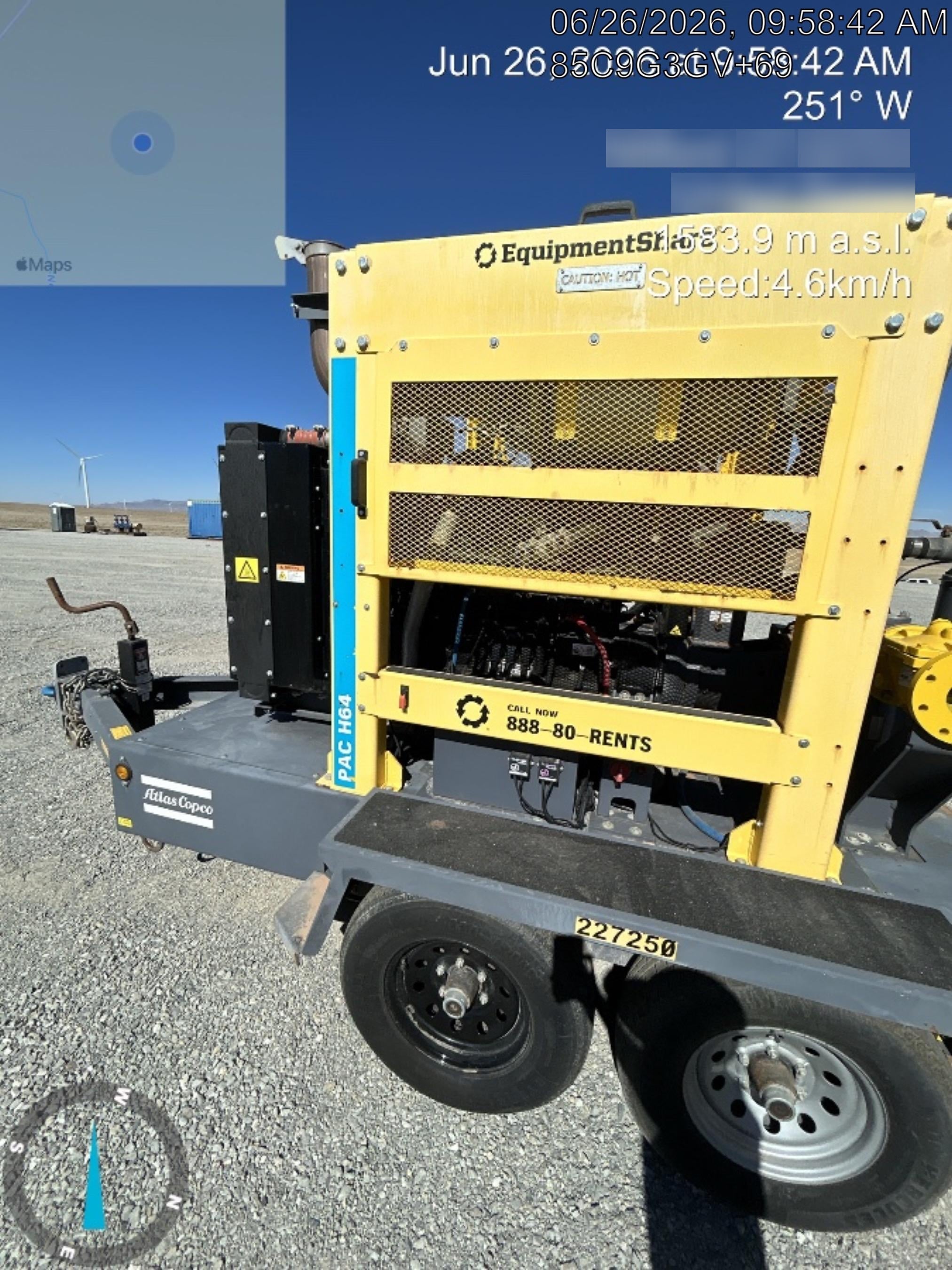 2022 ATLAS COPCO PAC H64 JD