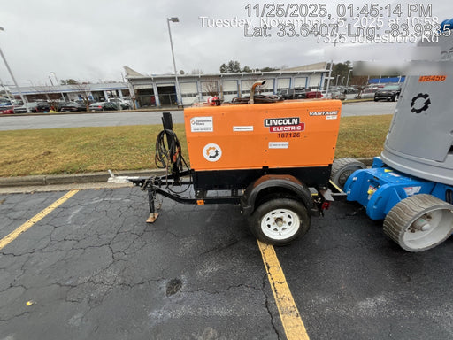 2021 Lincoln Electric Vantage 322 Vantage 322 Ready Pak 3 w/ Decals, ORANGE (includes trailer, cable rack, fender light kit) NO Telematics