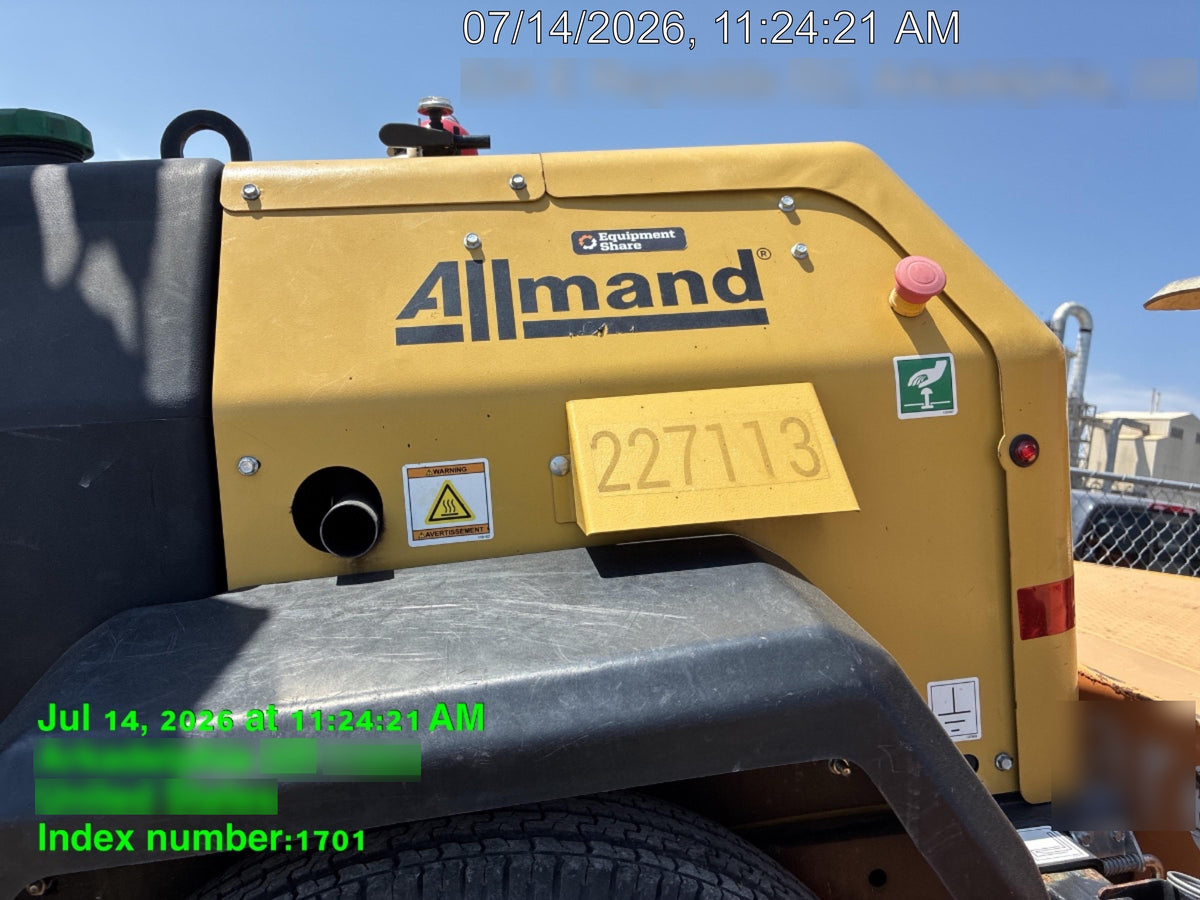2022 Allmand NLV3GR (4) LED Light Fixture 350W, 23' Vertical Mast, 3kW Prime, Towable, Deep Sea L401, Leveling Jacks, Yanmar T4F 5.8hp