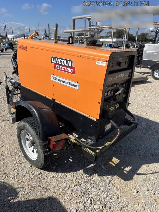 2022 Lincoln Electric LE400 Kubota V1505, Trlr, Cable Rack, Light Kit, ES Decals, T3