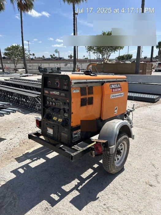 2022 Lincoln Electric LE400 Kubota V1505, Trlr, Cable Rack, Light Kit, ES Decals, T3