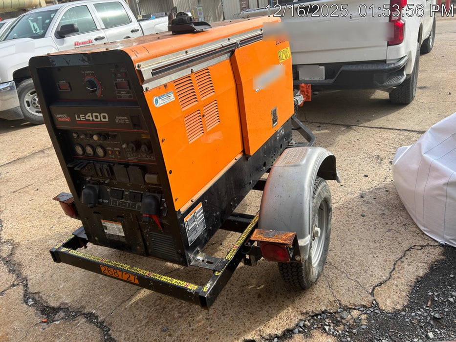 2022 Lincoln Electric LE400 Kubota V1505, Trlr, Cable Rack, Light Kit, ES Decals, T3