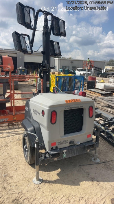 2024 Wacker Neuson LTT4 Diesel, Kohler KDW702, Deep Sea Controller, Auto Start, LED 320W, Bypass Outlet, T3