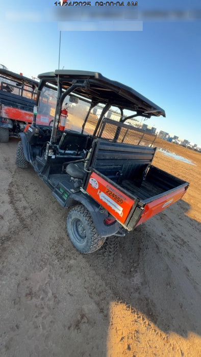 2022 Kubota RTV-X1140W-H Plastic Canopy, Windshield Acrylic Clear, LED Strobe Light, Wire Harness Kit, Back up Alarm