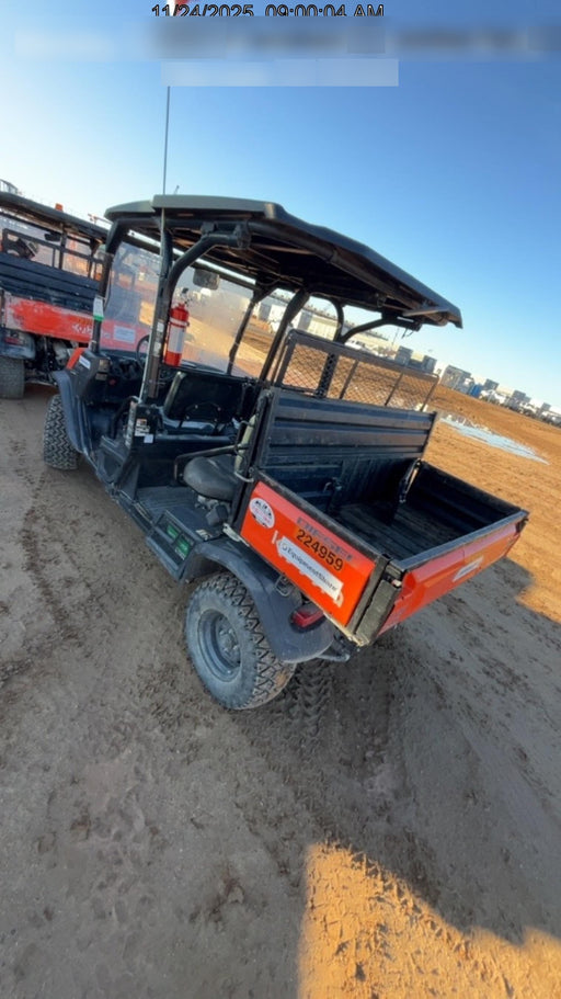 2022 Kubota RTV-X1140W-H Plastic Canopy, Windshield Acrylic Clear, LED Strobe Light, Wire Harness Kit, Back up Alarm