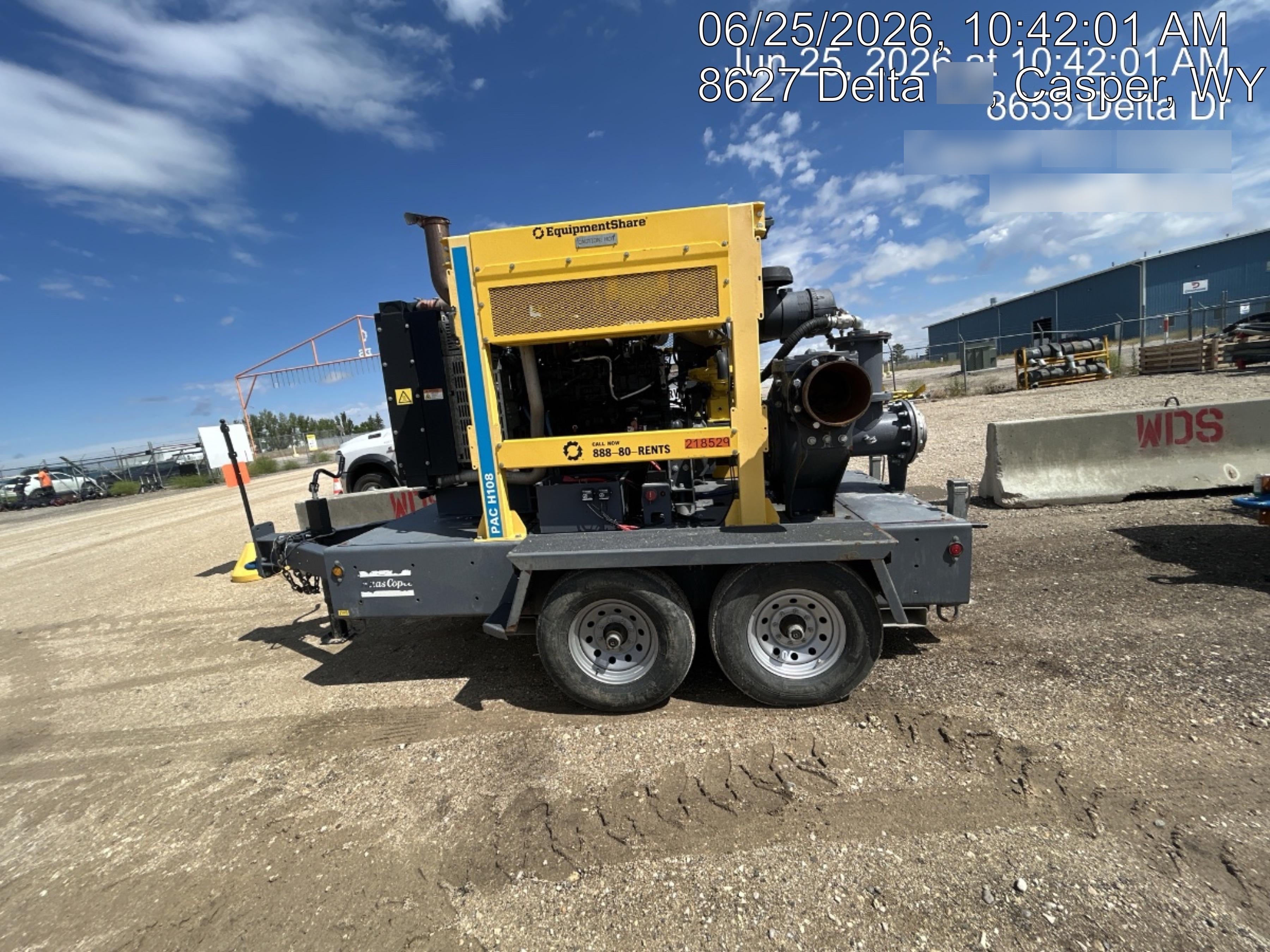 2022 ATLAS COPCO PAC H108 JD