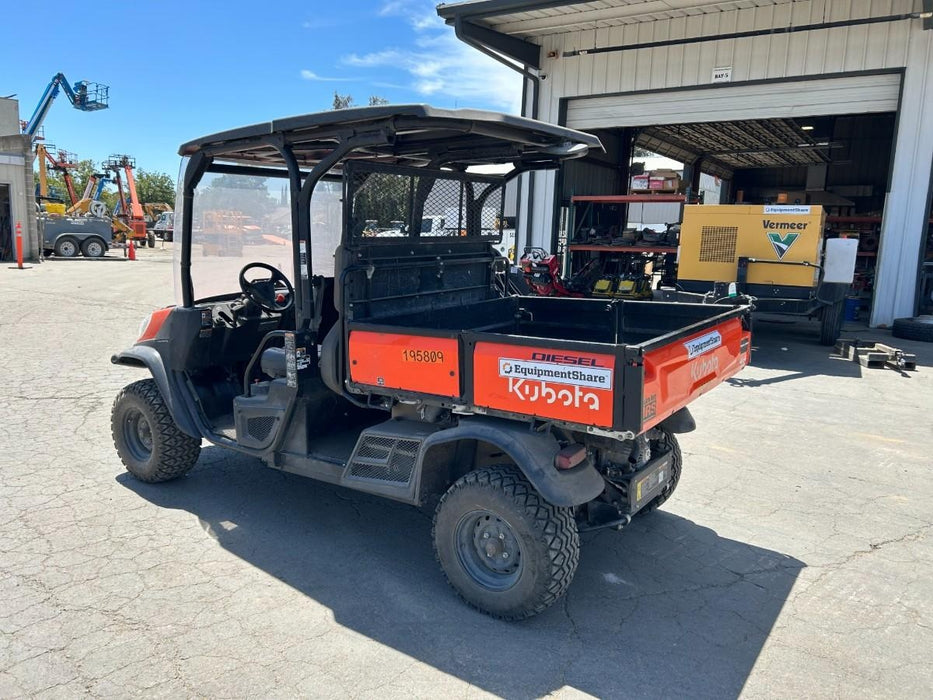 2022 Kubota RTV-X1140W-H Plastic Canopy, Windshield Acrylic Clear, LED Strobe Light, Wire Harness Kit, Back up Alarm