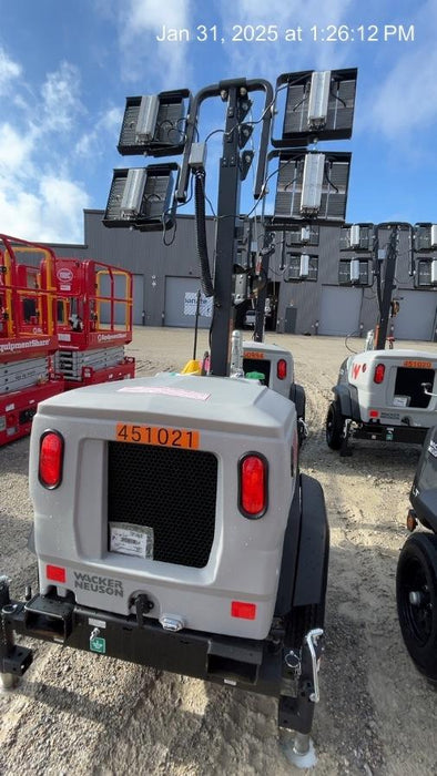 2024 Wacker Neuson LTT4 Diesel, Kohler KDW702, Deep Sea Controller, Auto Start, LED 320W, Bypass Outlet, T3