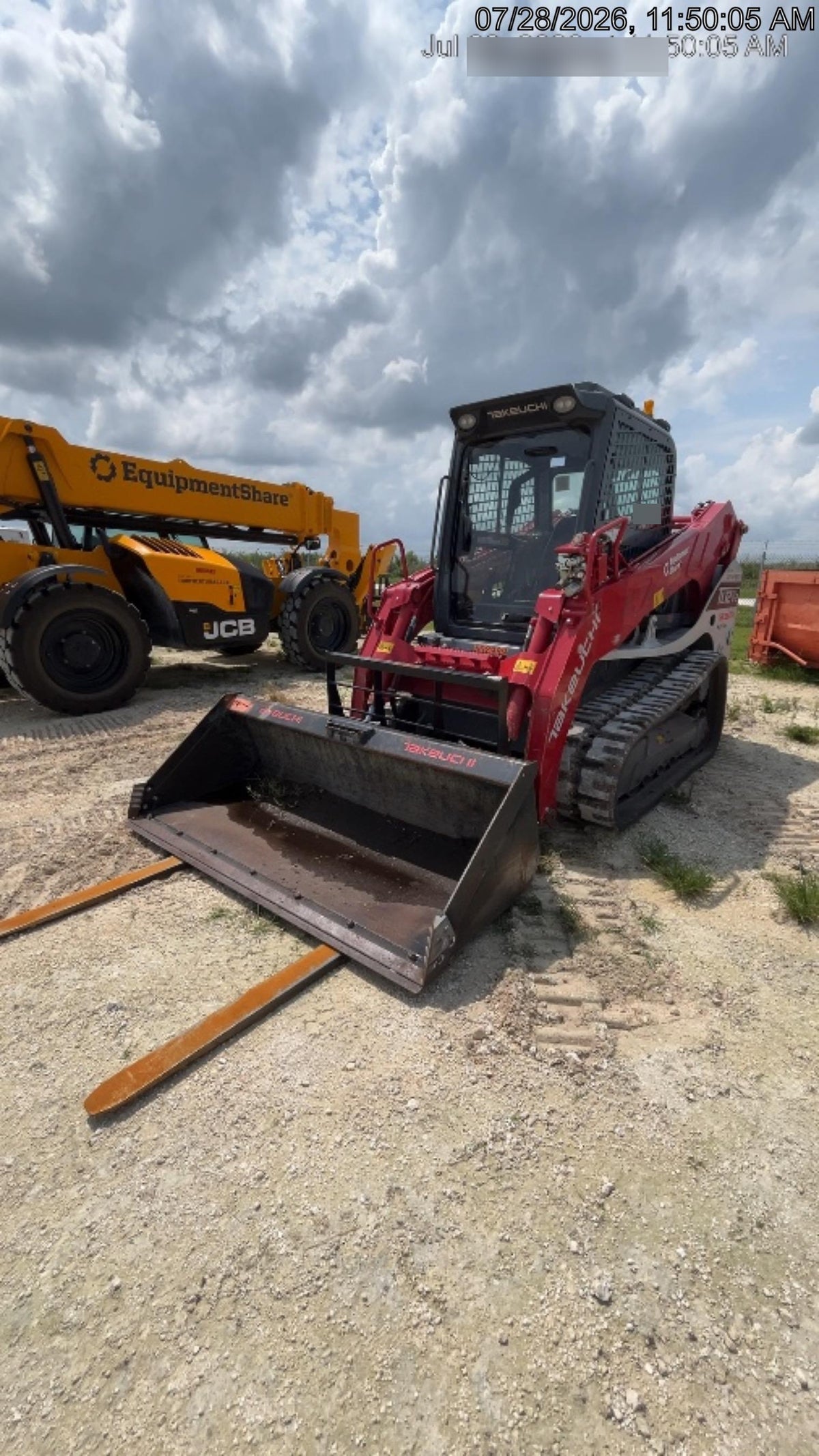 2025 TAKEUCHI 80" Smooth Bucket - Takeuchi