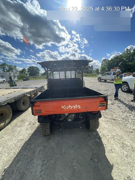 2022 Kubota RTV-X1140W-H Plastic Canopy, Windshield Acrylic Clear, LED Strobe Light, Wire Harness Kit, Back up Alarm