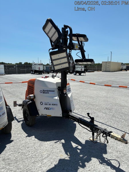 2024 Generac MLT2 Diesel, Flex Switch 120V Input, Powerzone Controller, 
(4) 320W LED Lights, 4kW Generator, 39.9 Gal Fuel Tank, 2" Ball, T3