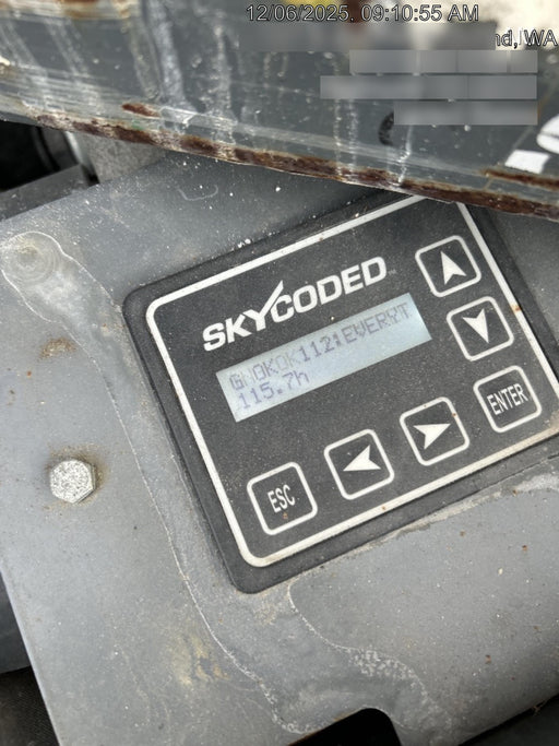 2020 Skyjack SJIII-3219 High Rail, Solid NM Tires, Half height spring hinged entry gate, Dual Beacons, 800W Inverter