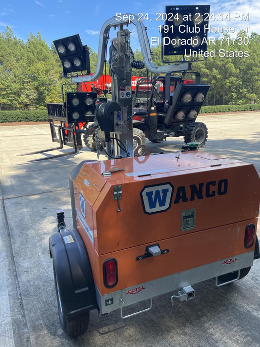 2024 Wanco WLTT-4MM4K Diesel, Deep Sea Controller, Shore Power Plug, Auto Start, (4) 350W LED Floodlights, 4kW Generator, 60 Gal Fuel Tank, 2" Ball, T3
