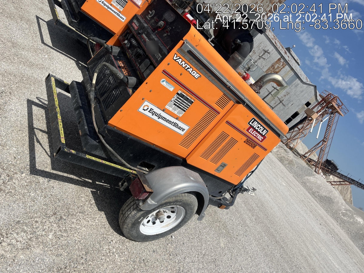 2022 Lincoln Electric Vantage 549X Crosslink Technology, Trailer Mounted, ES Decals, T3