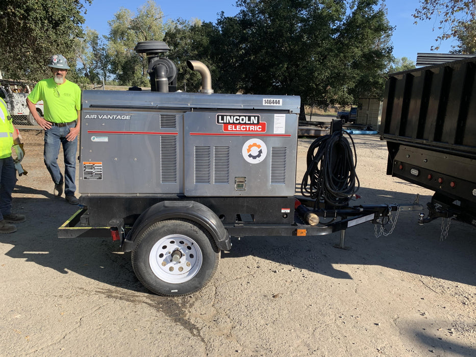 2021 Lincoln Electric Air Vantage 566 Air Vantage 566X Ready Pak 3 (includes trailer, cable rack, fender light kit); no telematics
