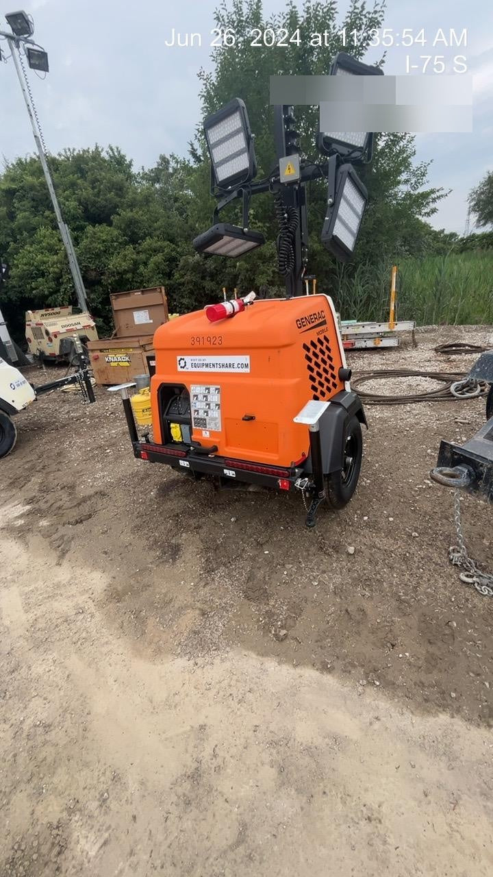 2024 Generac MLT2 Diesel, Flex Switch 120V Input, Powerzone Controller, 
(4) 320W LED Lights, 4kW Generator, 39.9 Gal Fuel Tank, 2" Ball, T3