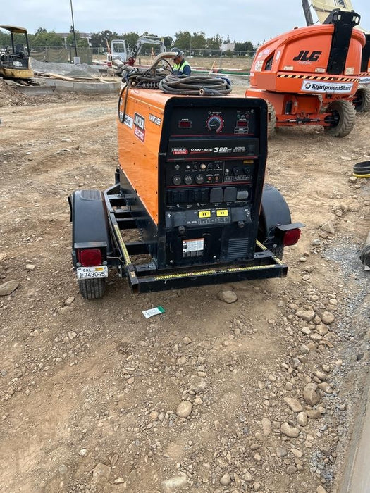 2021 Lincoln Electric Vantage 322 Vantage 322 Ready Pak 3 w/ Decals, ORANGE (includes trailer, cable rack, fender light kit) NO Telematics