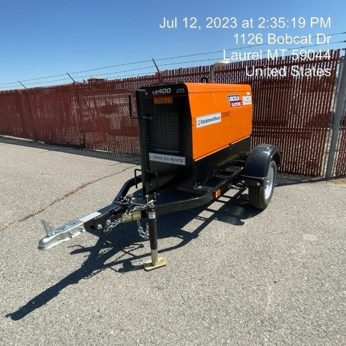 2022 Lincoln Electric LE400 Kubota V1505, Trlr, Cable Rack, Light Kit, ES Decals, T3