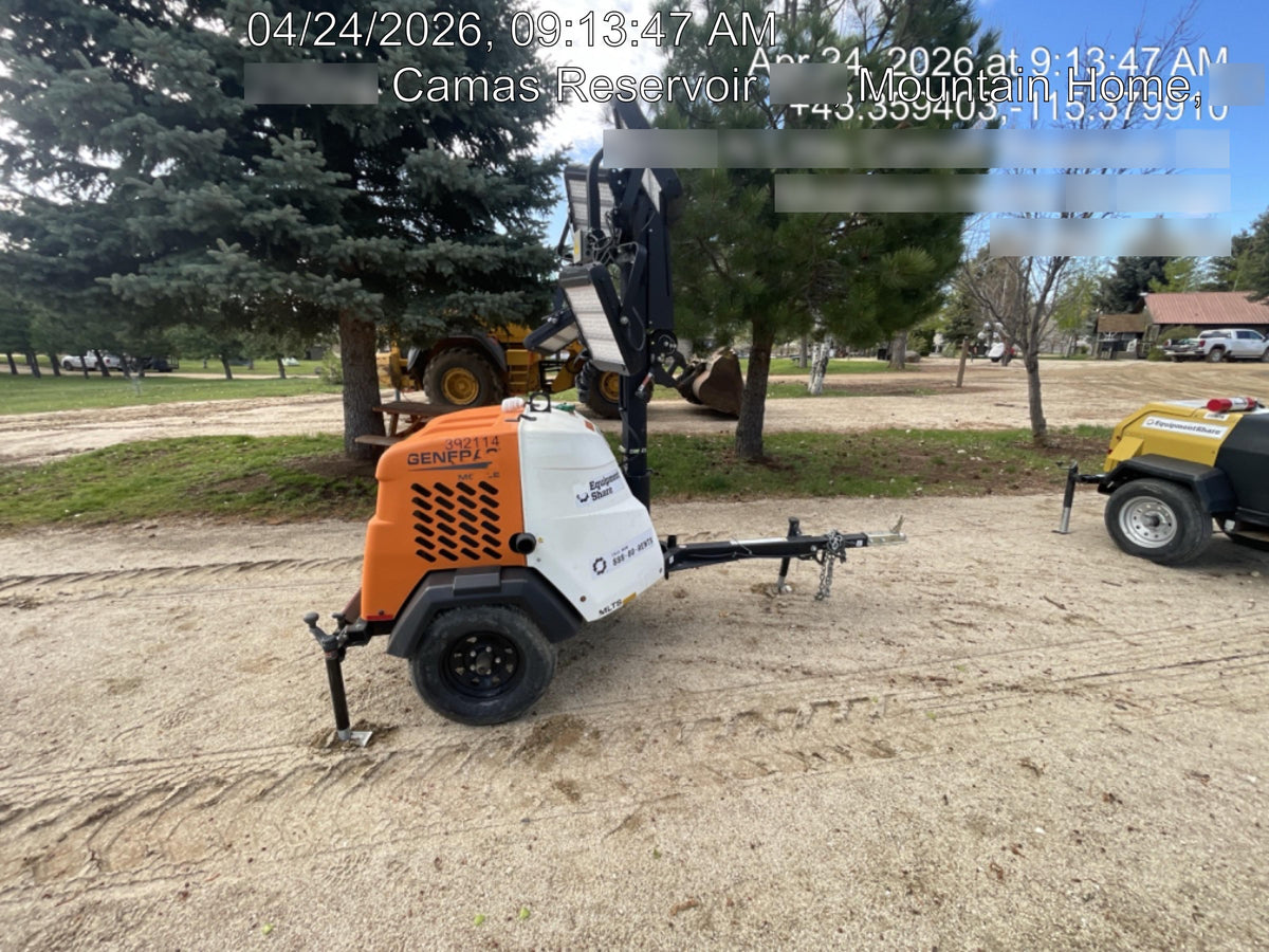 2024 Generac MLT2 Diesel, Flex Switch 120V Input, Powerzone Controller, 
(4) 320W LED Lights, 4kW Generator, 39.9 Gal Fuel Tank, 2" Ball, T3