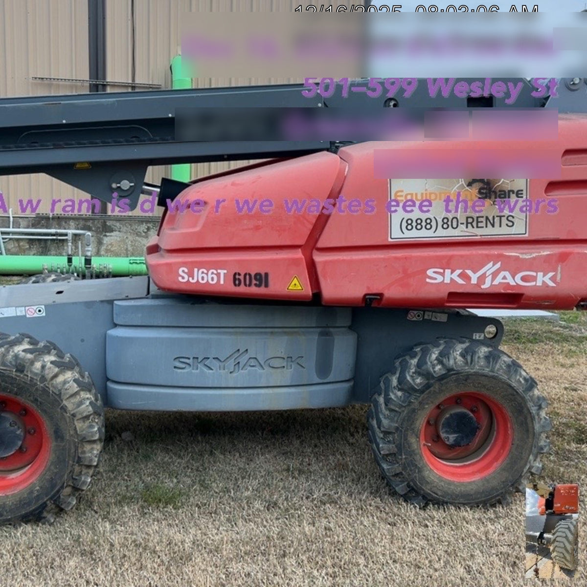 2017 SKYJACK SJ66T