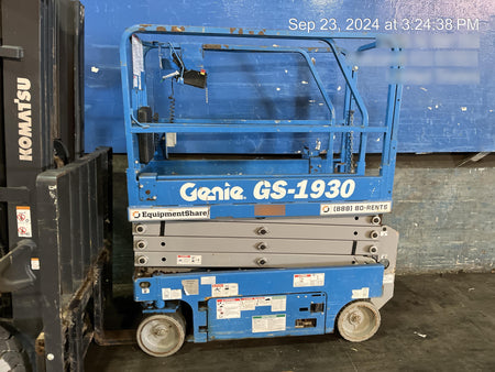 2016 Genie GS-1930 Standard Rental Specs