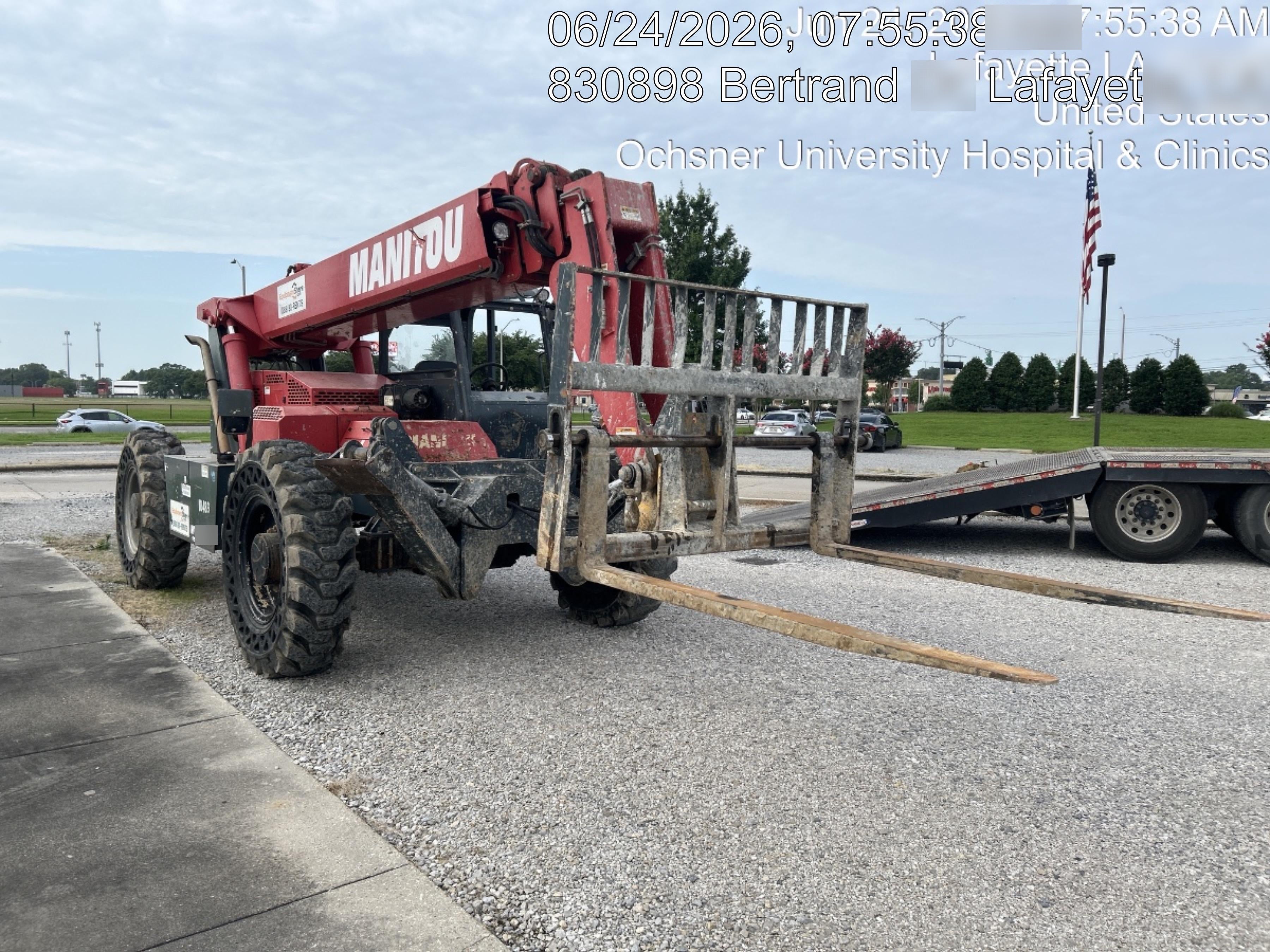 2018 Manitou MTA10055 MTA10055 - Canopy, Worklights, Beacon, 66" Carriage, 60" Forks, Solid Tires, Aux Hydraulics