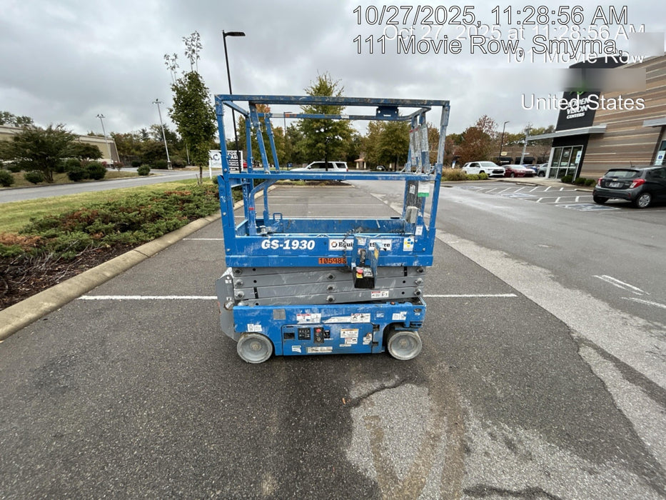 2020 Genie GS-1930 Solid Non Marking Tires, Beacon, Folding rails with half height swing gate