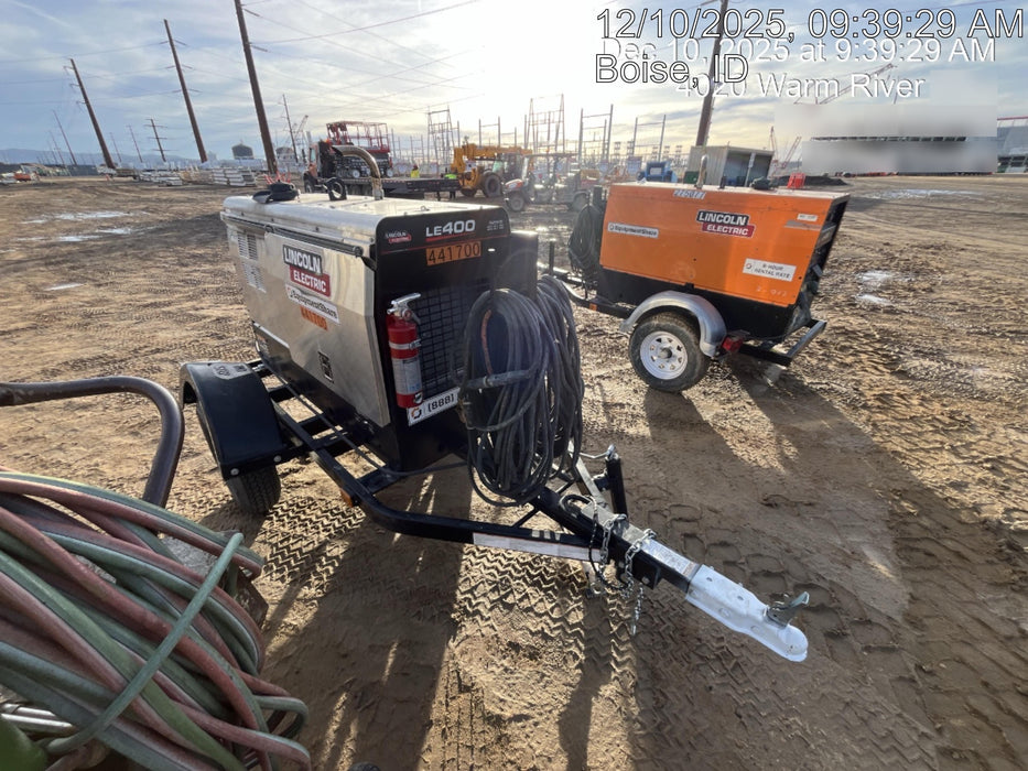 2024 Lincoln Electric LE400 Kubota V1505, Trlr, Cable Rack, Light Kit, ES Decals, T3