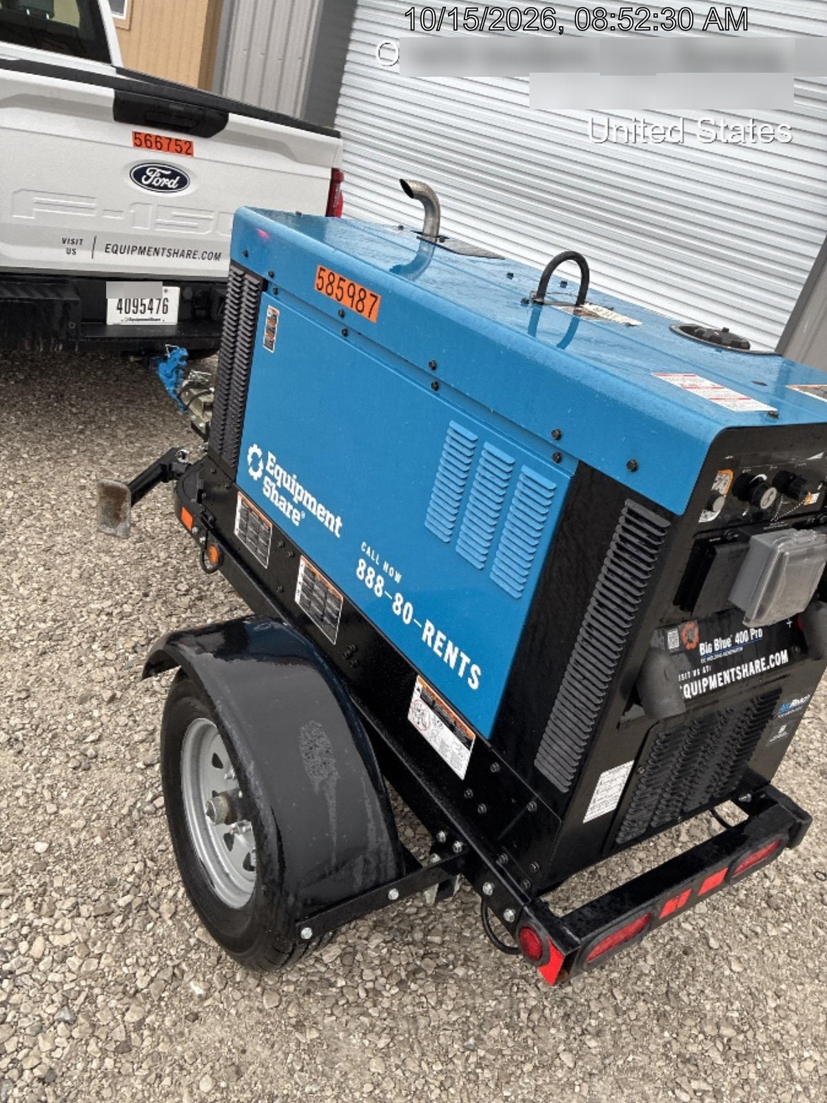 2025 MILLER ELECTRIC BIG BLUE 400
