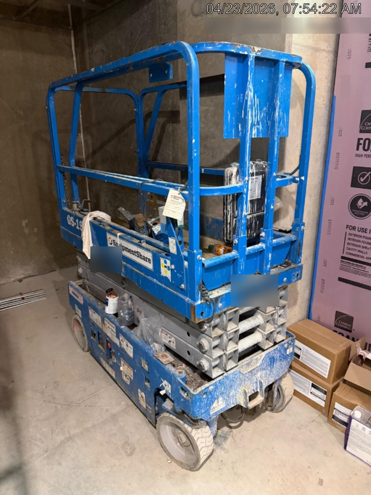 2019 Genie GS-1930 Fixed Rails with Chain Entry
