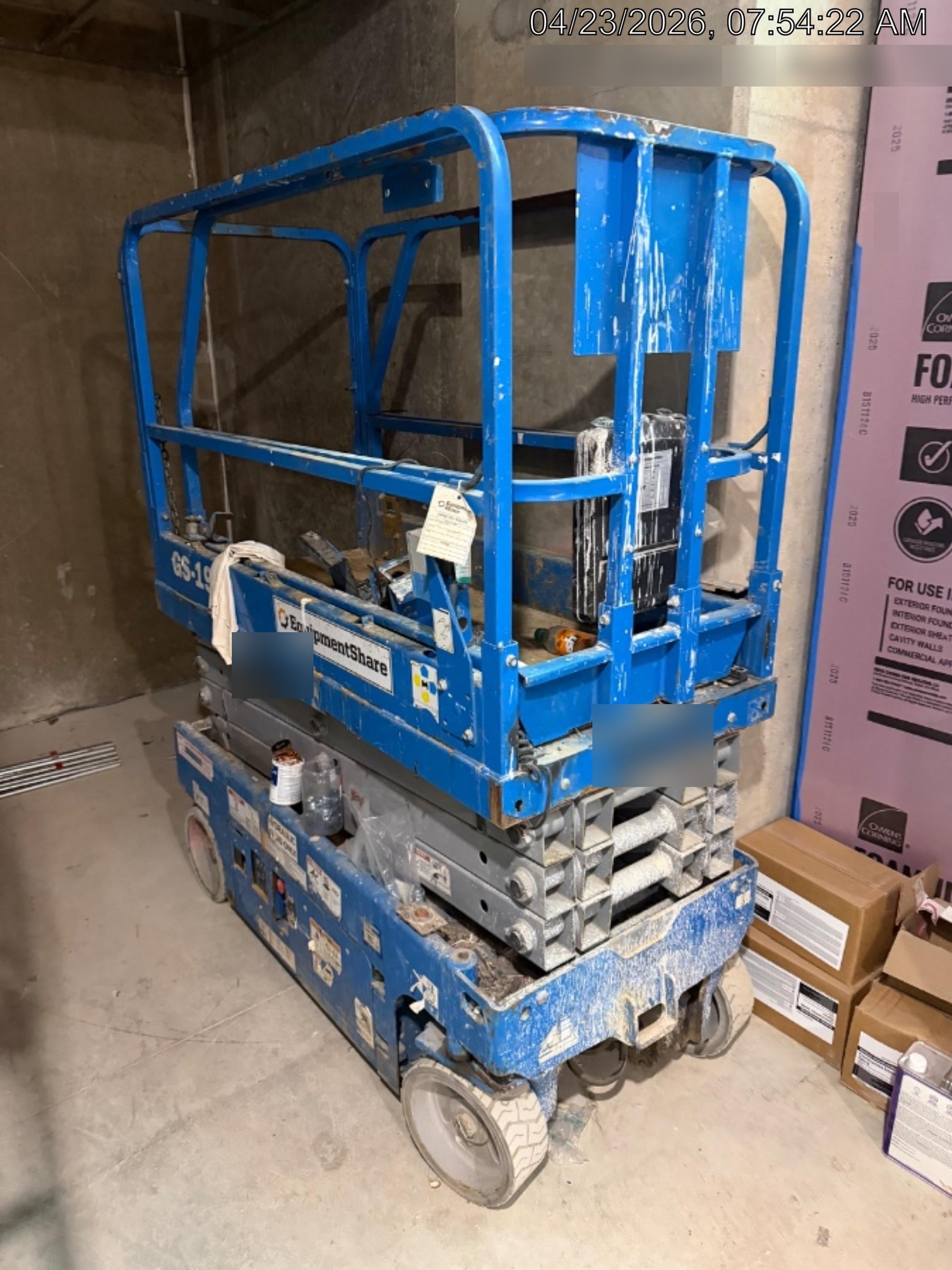2019 Genie GS-1930 Fixed Rails with Chain Entry