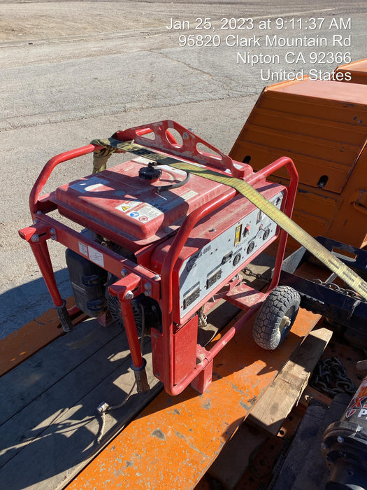 2020 Multiquip GA6HR Gen 6kW Honda GX340 GFCI Wheel Kit