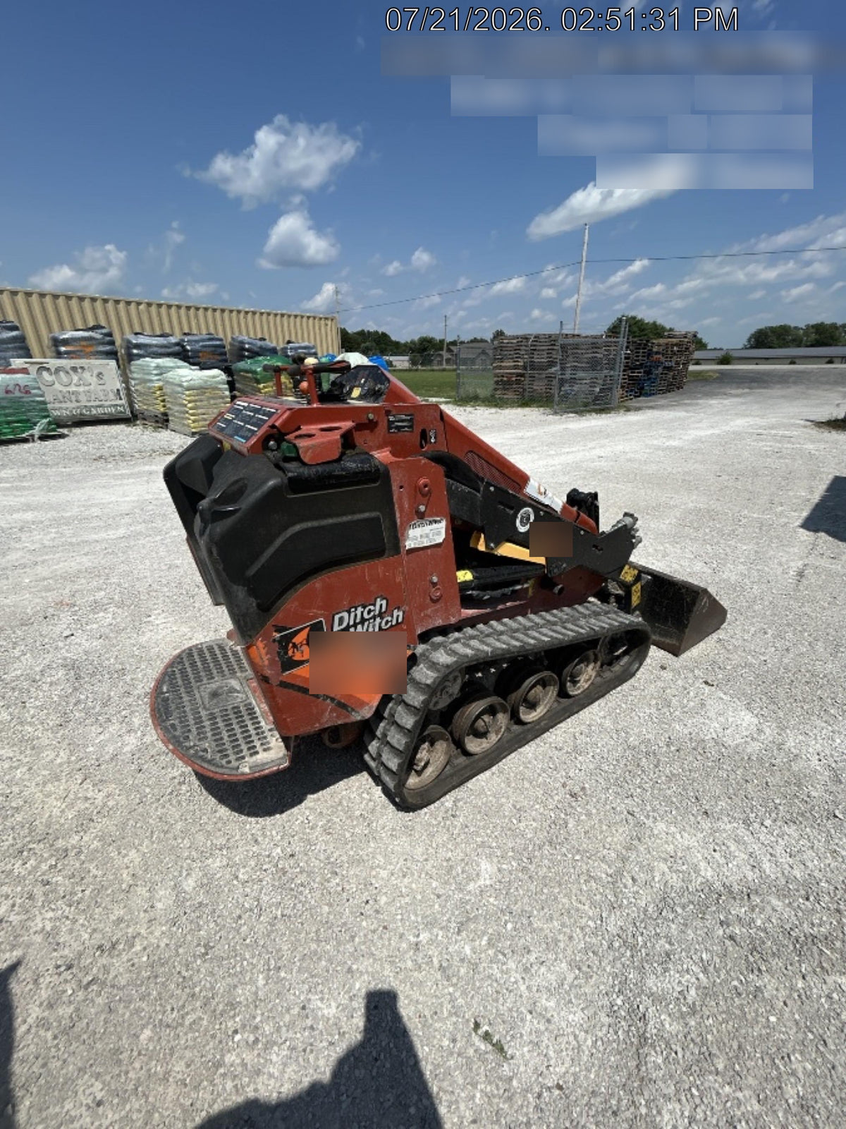 2020 DITCH WITCH SK800A