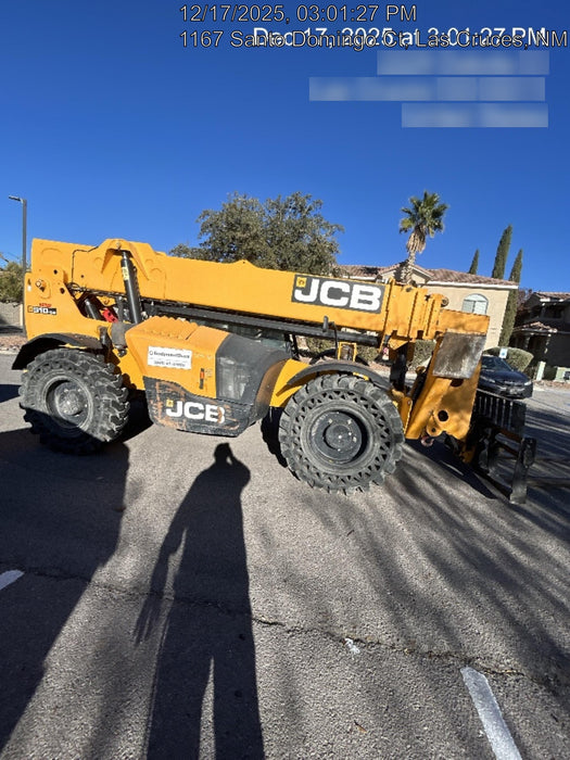 2020 JCB 510-56 Canopy, 74 HP, Solid Tires, STD Worklight, Beacon, Aux Hydraulics, Lifting Eye, Back up Alarm w/66" Carriage/60" Forks