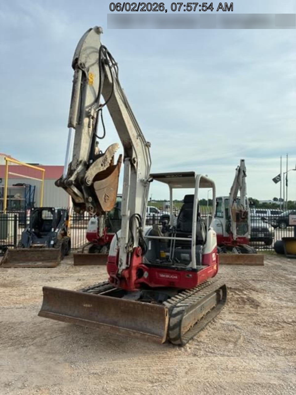 2019 Takeuchi TB260 Takeuchi TB260 Canopy w/Rubber Tracks, Auxiliary Hydraulics, Standard Blade, Manual QC