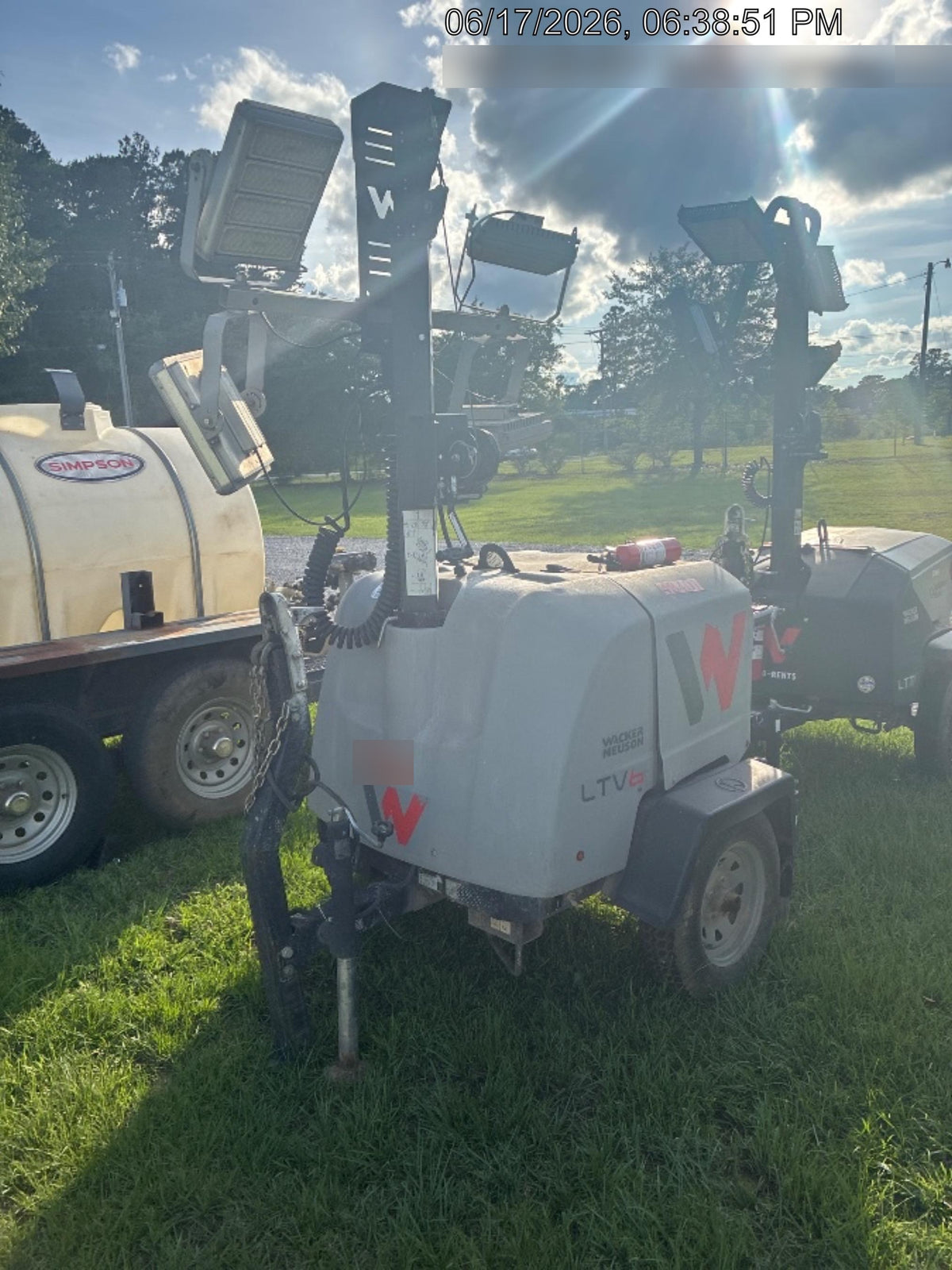 2019 Wacker Neuson LTV6K-LED LED Lighting, ES Track Hardware, Fuel Level Sensor