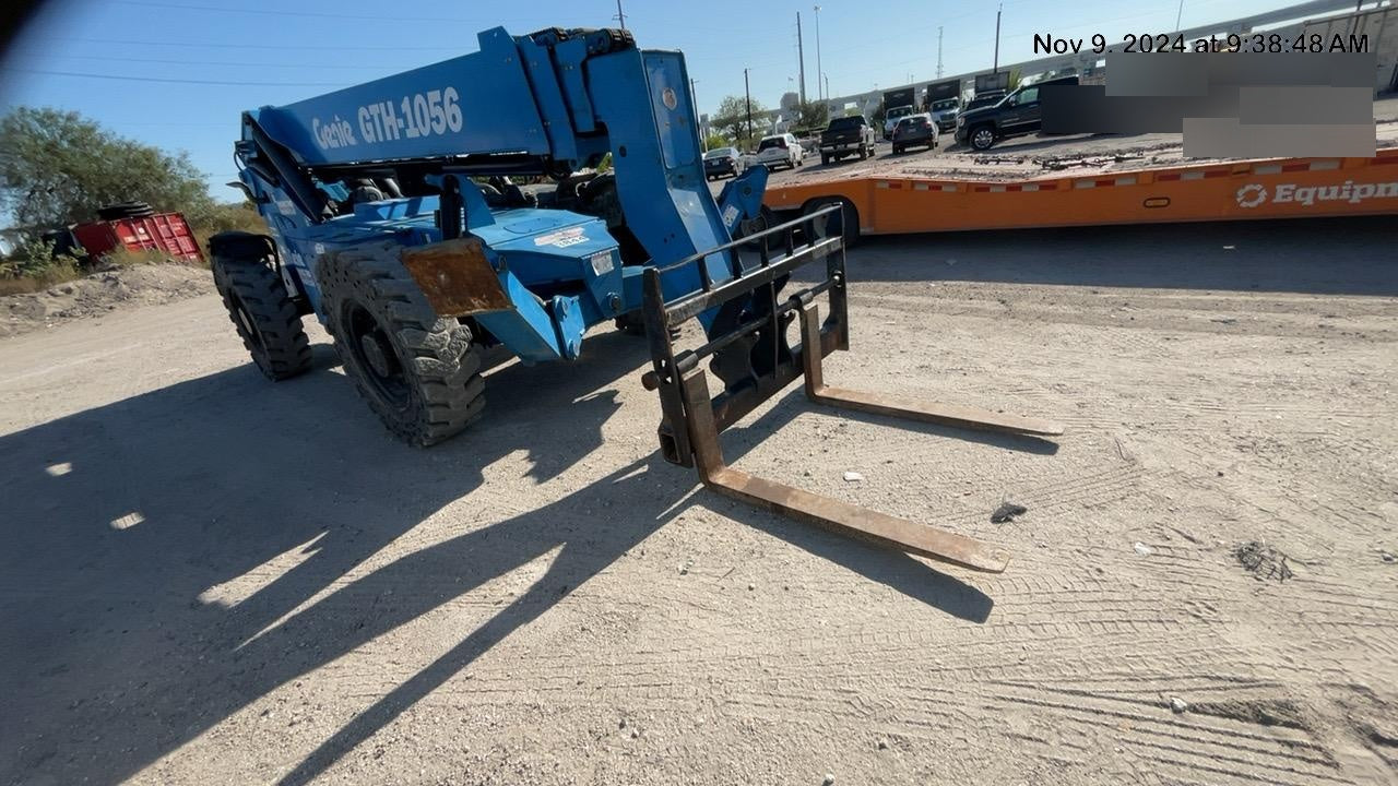 2017 Genie GTH-1056 Genie GTH1056, Solid Tires, 60" carriage, Open ROPS