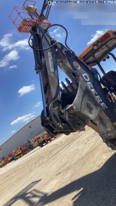 2019 John Deere 310LEP 4WD, Canopy, Standard dipper, ISO Controls, Rear Auxiliary Hydraulics w/Manual QC, Buckets: 12”, 18”, and 24”