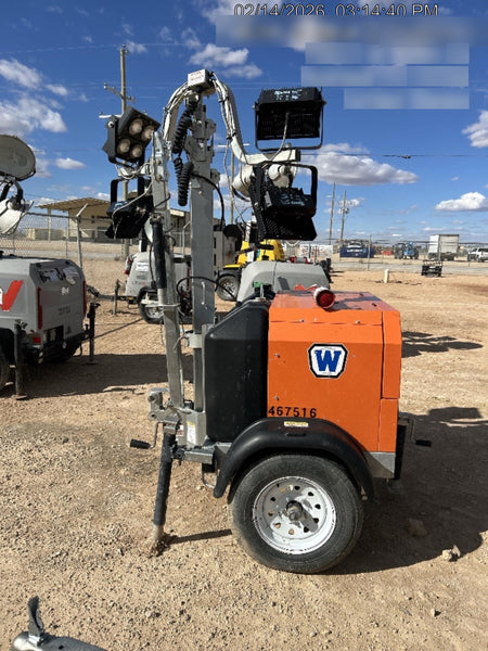 2024 Wanco WLTT-4MM4K Diesel, Deep Sea Controller, Shore Power Plug, Auto Start, (4) 350W LED Floodlights, 4kW Generator, 60 Gal Fuel Tank, 2" Ball, T3