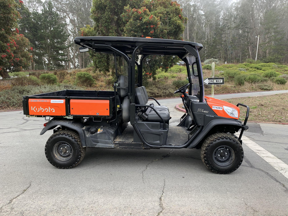 2021 Kubota RTV-X1140W-H Plastic Canopy, Windshield Acrylic Clear, LED Strobe Light, Wire Harness Kit, Back up Alarm