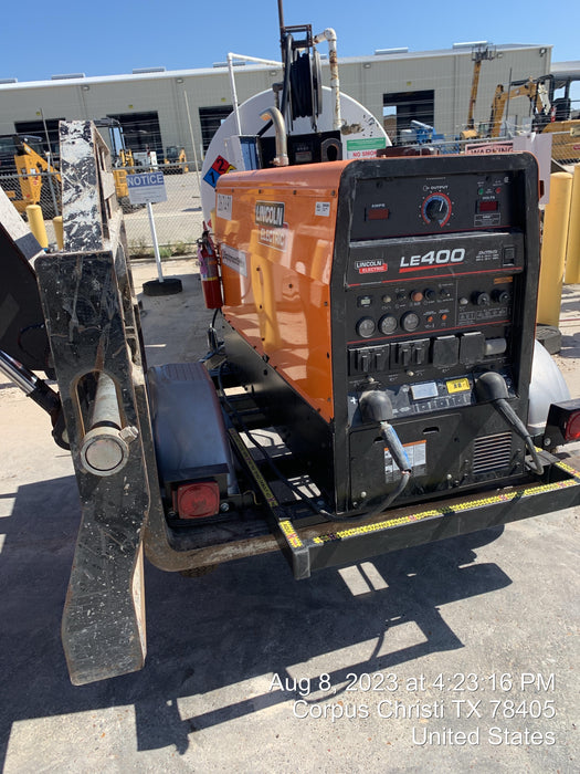 2022 Lincoln Electric LE400 Kubota V1505, Trlr, Cable Rack, Light Kit, ES Decals, T3