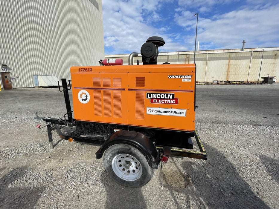 2021 Lincoln Electric Vantage 549X Ready Pak 3, ORANGE (includes trailer, cable rack, fender light kit)