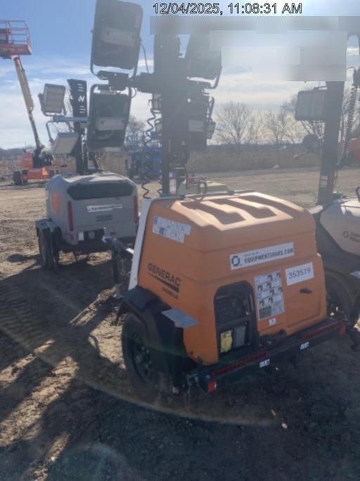 2023 Generac MLT2 Diesel, Flex Switch 120V Input, Powerzone Controller, (4) 320W LED Lights, 4kW Generator, 39.9 Gal Fuel Tank, 2" Ball, T3