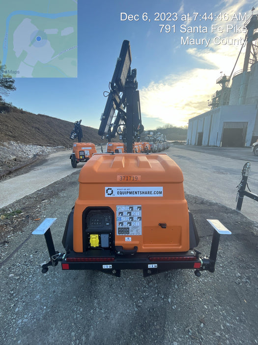 2023 Generac MLT2 Diesel, Flex Switch 120V Input, Powerzone Controller, 
(4) 320W LED Lights, 4kW Generator, 39.9 Gal Fuel Tank, 2" Ball, T3