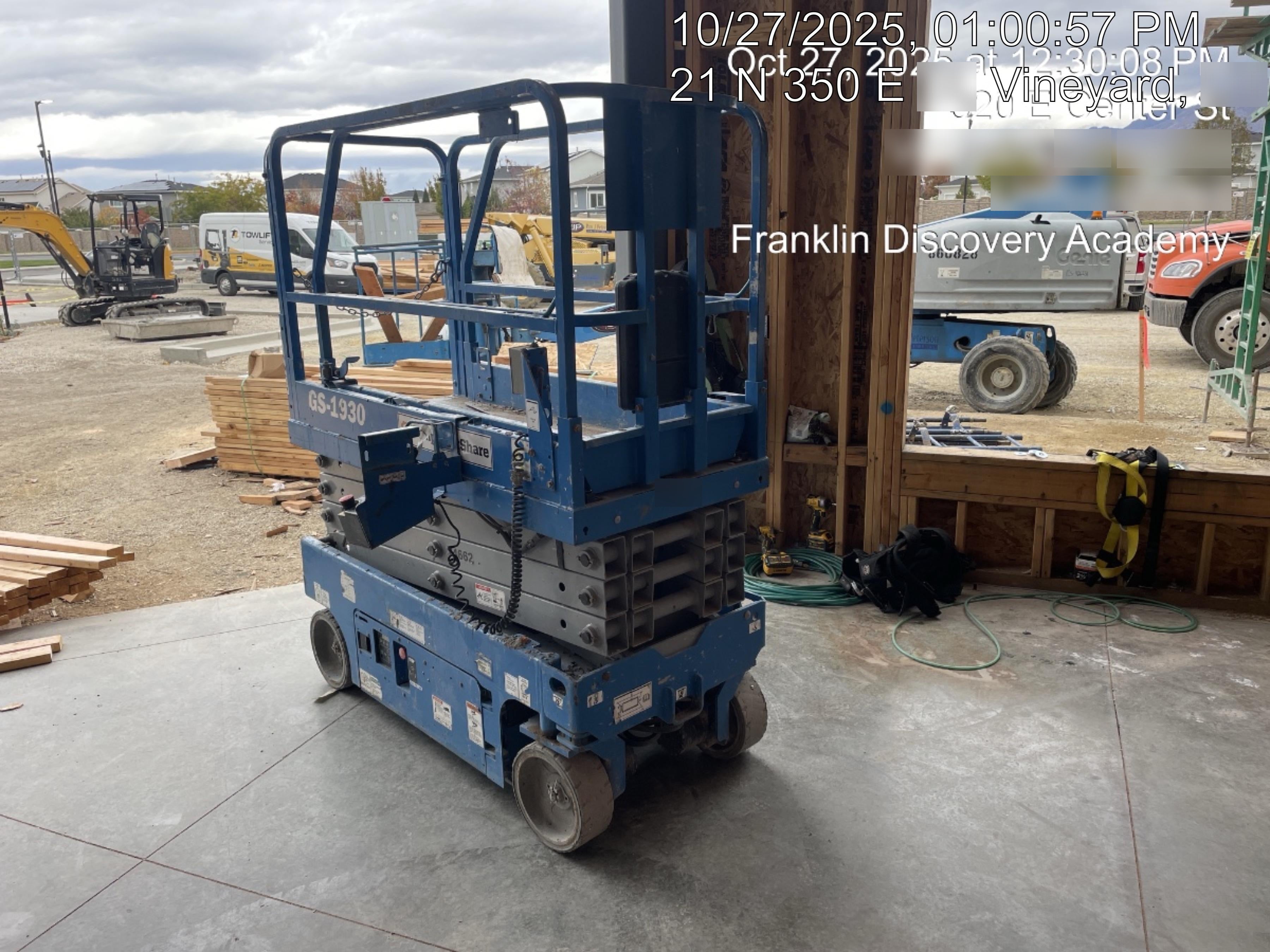 2020 Genie GS-1930 Fixed rails with chain entry gate - Pre A92.20