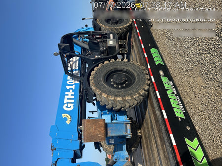 2019 Genie GTH-1056 Canopy, Solid RT Tires, LED Work Lights, Beacon 60" QA Carriage, 60" Forks