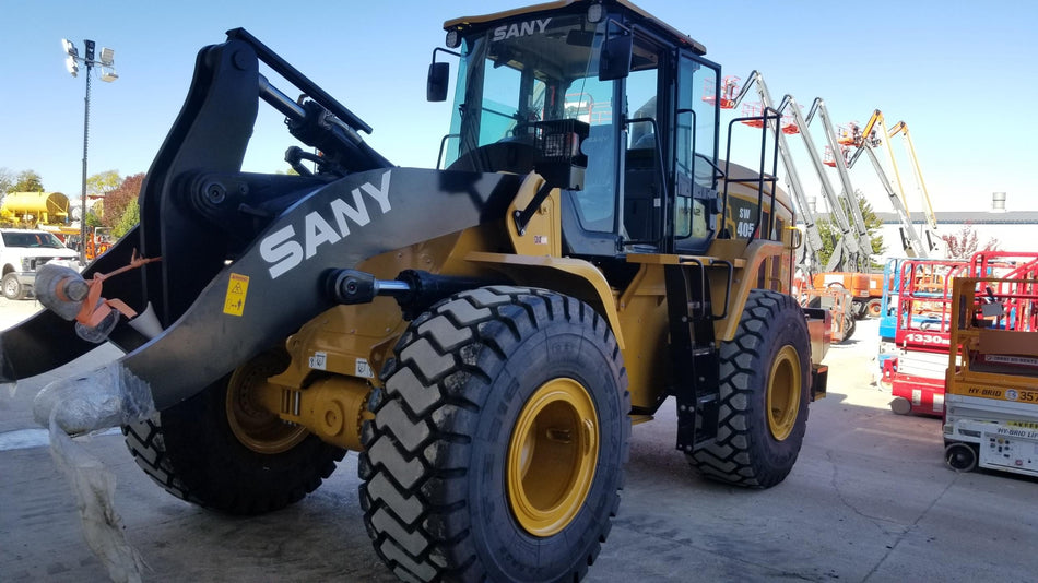 2018 Sany SW405K RETAIL-Standard - Paladin Quick Couplers, Paladin QC 4 yard Buckets, Paladin QC 72" Forks