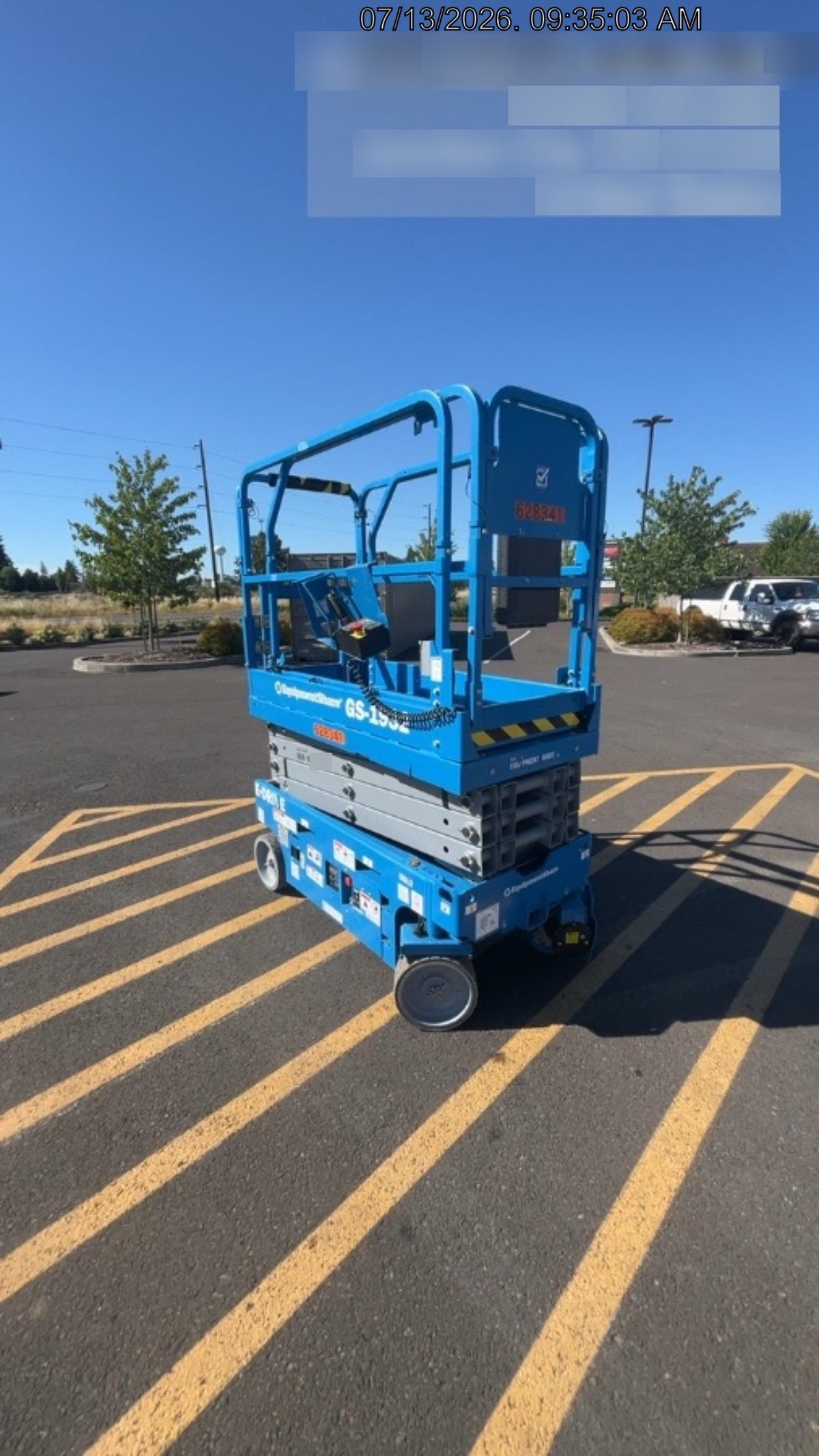 2019 Genie GS-1930 Half Height Swing Gate, 800W Inverter
