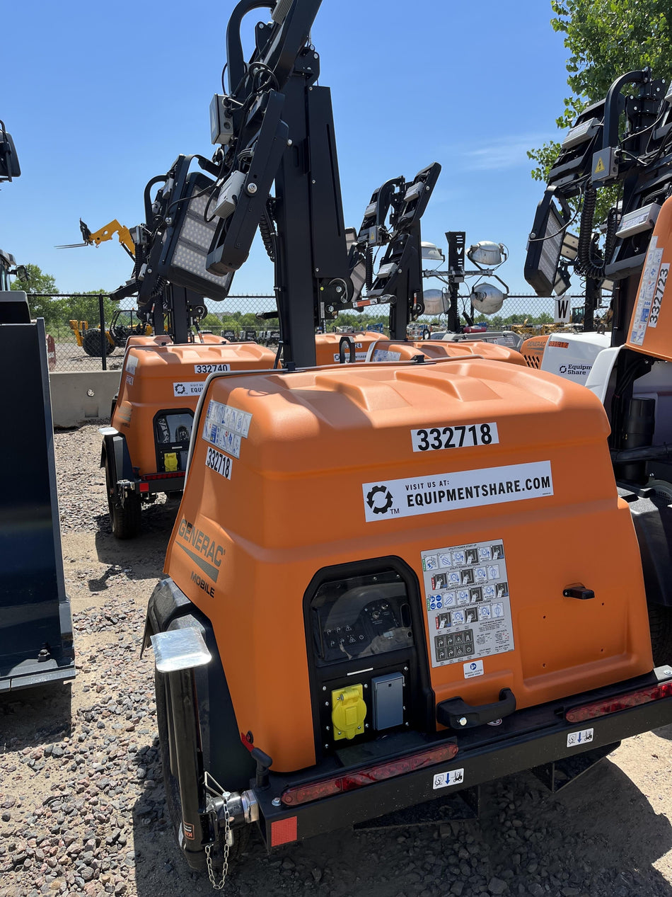 2023 Generac MLT2 Diesel, Flex Switch 120V Input, Powerzone Controller, (4) 320W LED Lights, 4kW Generator, 39.9 Gal Fuel Tank, 2" Ball, T3