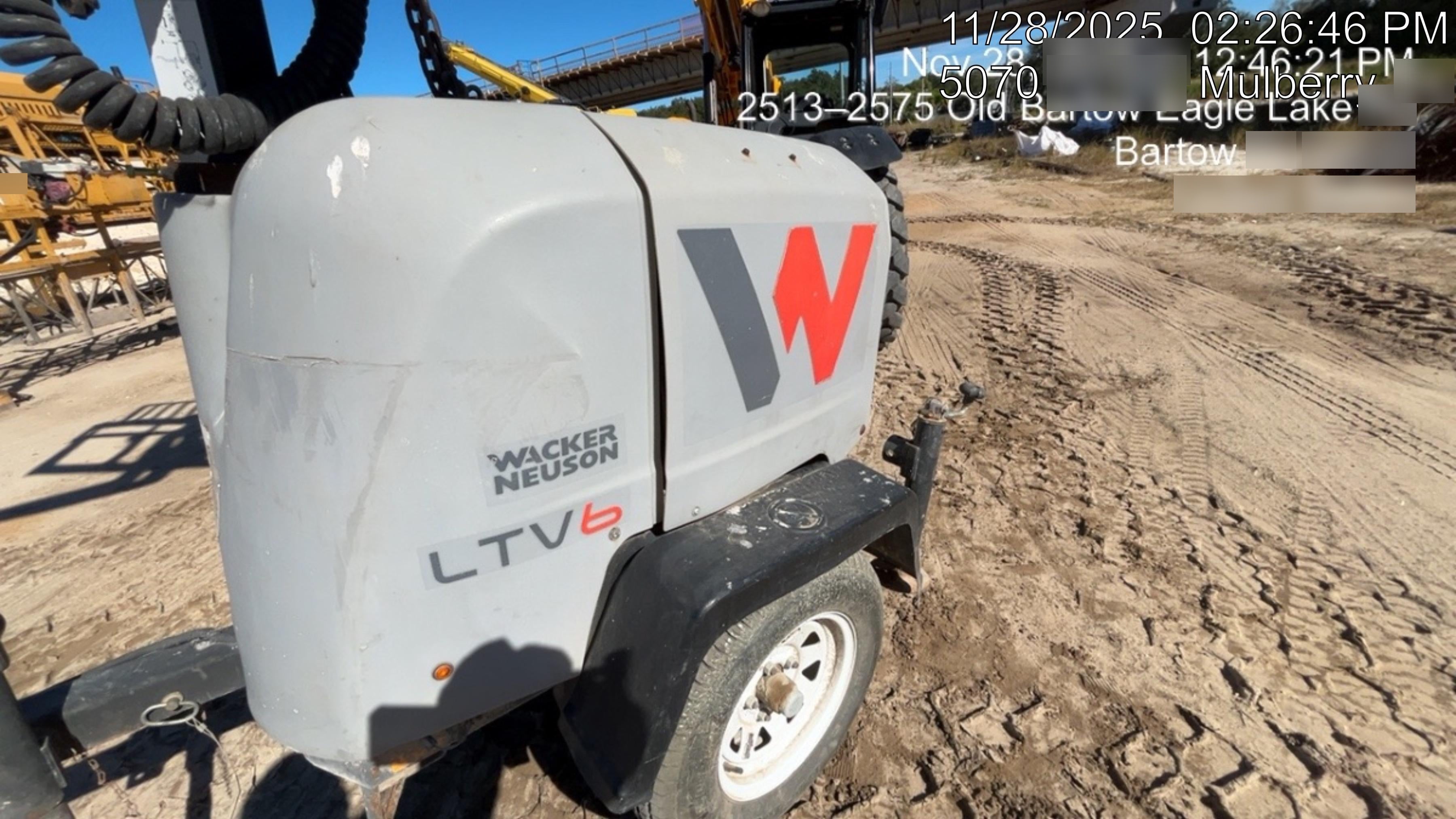 2019 Wacker Neuson LTV6L-MH Standard Options, ES Track Hardware, Fuel Level Sensor